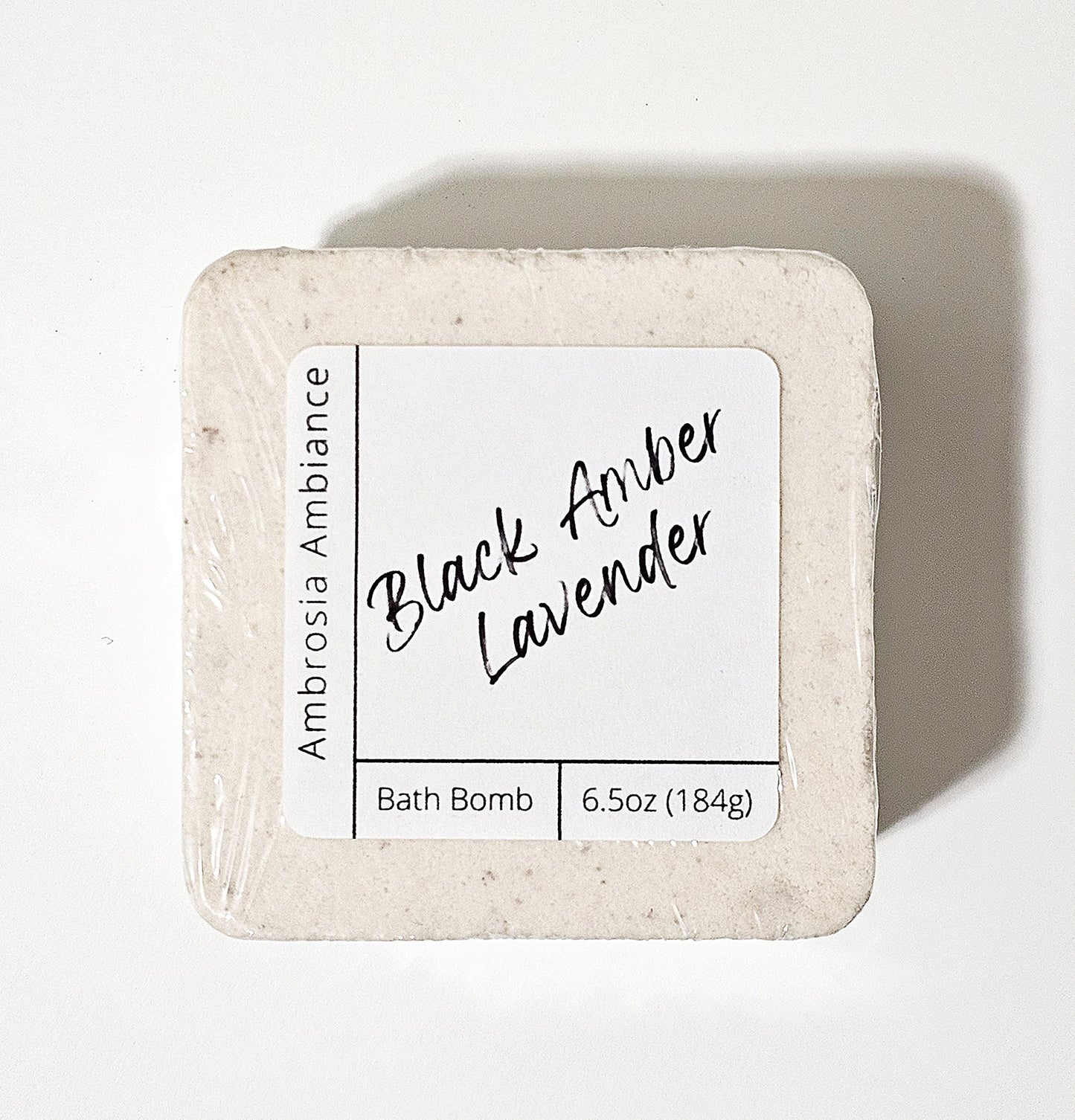 Black Amber Lavender | Bath Bomb